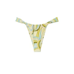 Bas de maillot tanga à motif graphique Clem de la Creeme