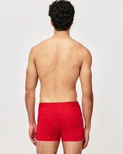 Boxer coton à motifs