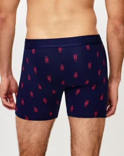 Boxer coton motifs homard