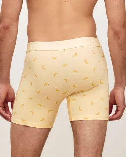 Boxer en coton avec imprimé bananes