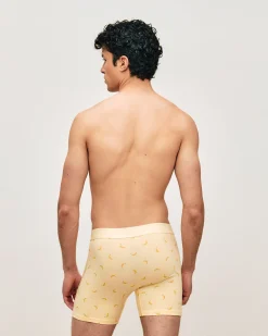 Boxer en coton avec imprimé bananes