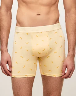 Boxer en coton avec imprimé bananes