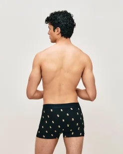 Boxer en coton avec imprimé bière