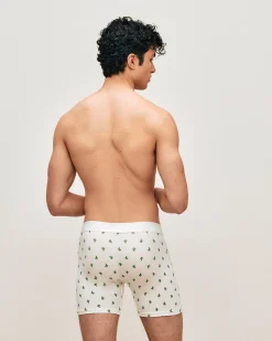 Boxer en coton avec imprimé cactus