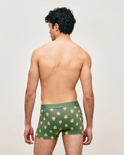 Boxer en coton imprimé canards
