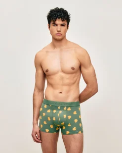 Boxer en coton imprimé canards