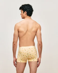 Boxer en coton imprimé cocktails et citrons