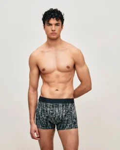 Boxer en coton à motifs