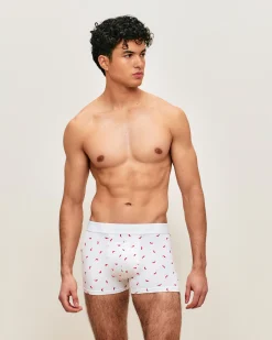 Boxer en coton à motifs