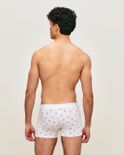 Boxer en coton à motifs