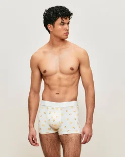 Boxer en coton motifs citrons