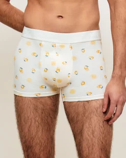 Boxer en coton motifs citrons