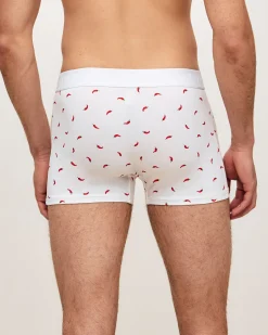 Boxer en coton motifs piments