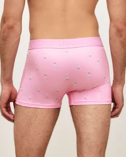 Boxer en microfibre imprimé milkshake