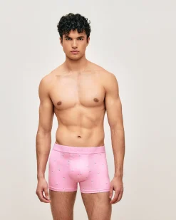 Boxer en microfibre imprimé milkshake