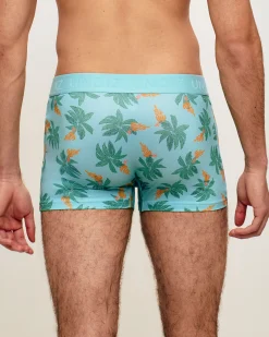 Boxer en microfibre motifs palmiers et bananes