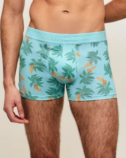 Boxer en microfibre motifs palmiers et bananes