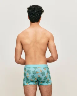Boxer en microfibre motifs palmiers et bananes