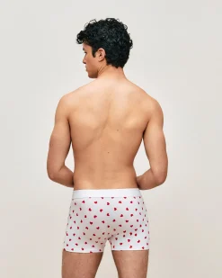 Boxer à motifs coeurs