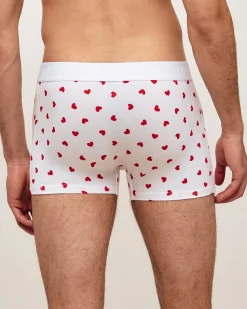 Boxer à motifs coeurs