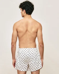 Caleçon coton motifs cœurs