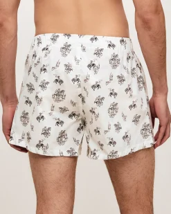 Caleçon en coton avec imprimé cowboy
