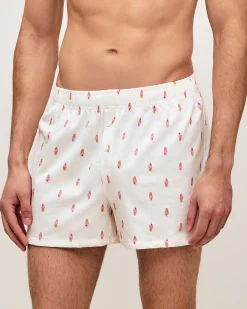 Caleçon en coton motifs glaces