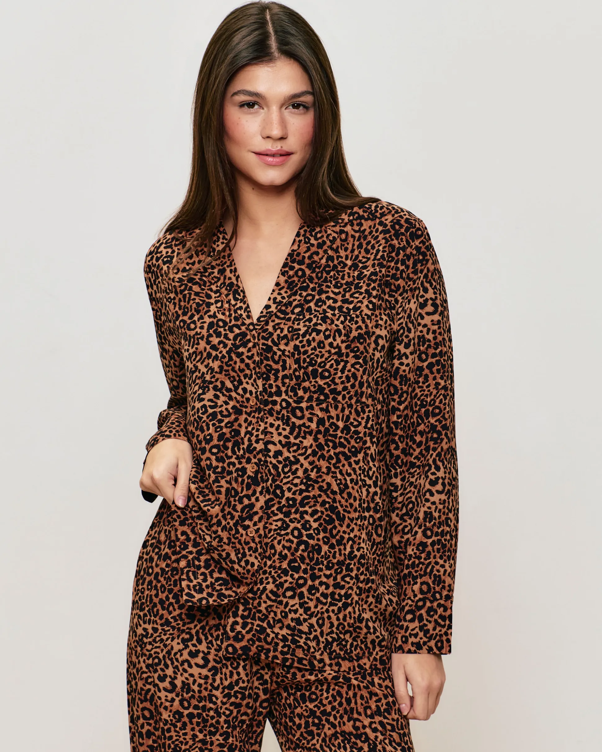 Chemise imprimé léopard