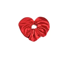 Chouchou cœur satin