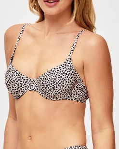 Corbeille - Haut de maillot de bain léopard