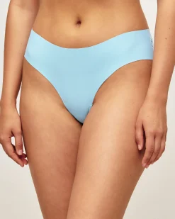 Culotte cheeky en microfibre et dentelle florale