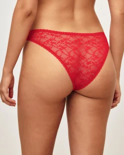 Culotte en dentelle florale avec un petit nœud