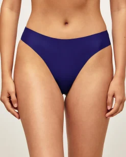 Culotte en microfibre et dentelle
