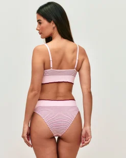 Culotte en seamless à rayures