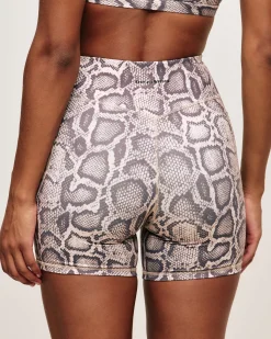 Cycliste de sport microfibre motif serpent