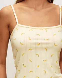 Débardeur avec motif banane