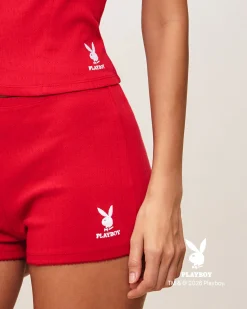 Débardeur en coton avec motif Playboy