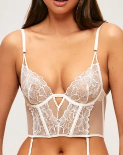 Guepière corbeille en dentelle