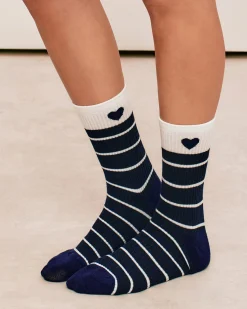 Lot de 3 paires de chaussettes coton à motifs