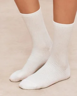 Lot de 3 paires de chaussettes coton à motifs
