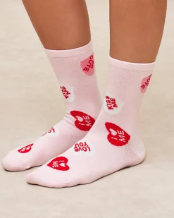 Lot de 3 paires de chaussettes coton à motifs