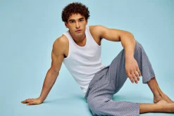 Pantalon à carreaux