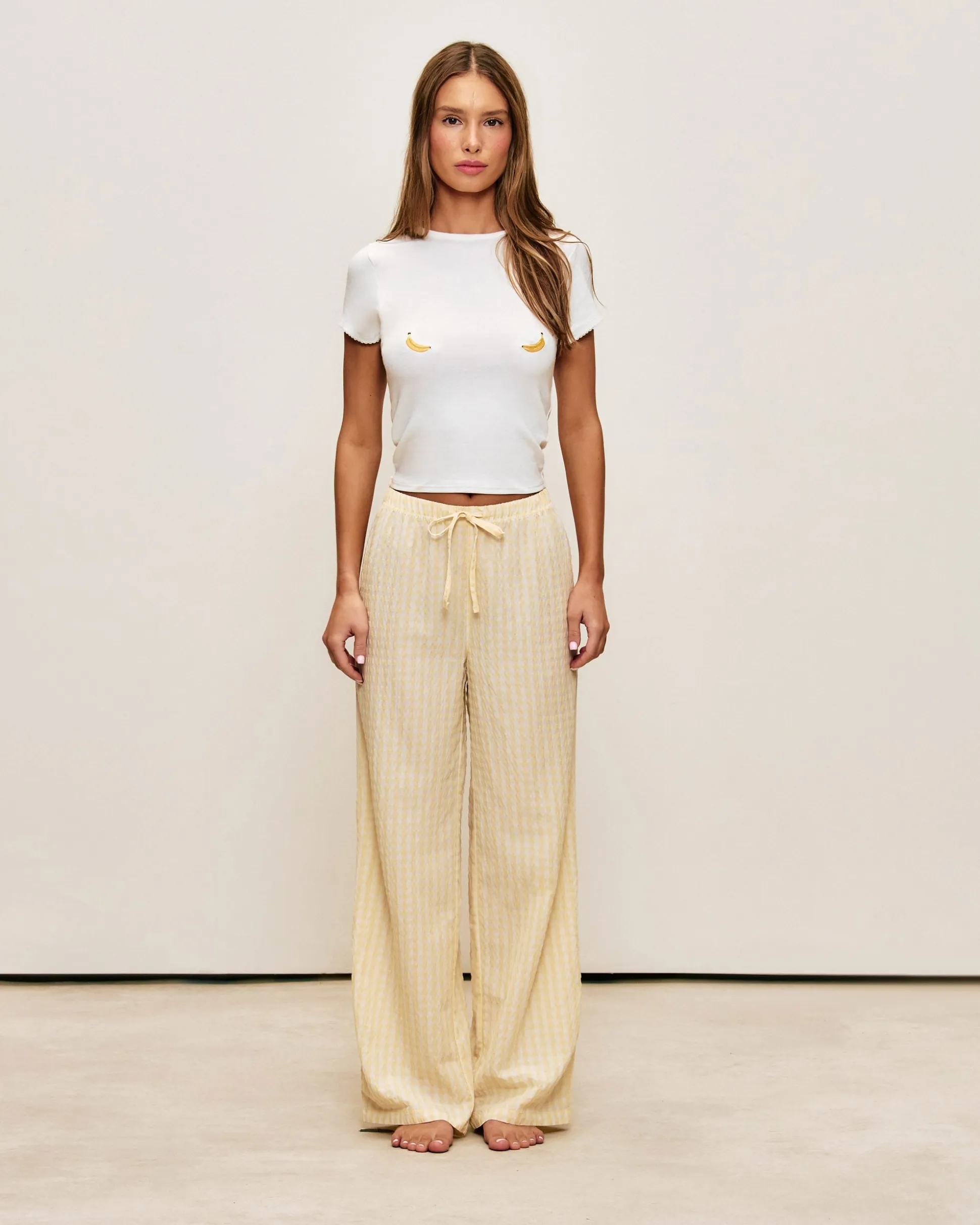 Pantalon en coton popeline