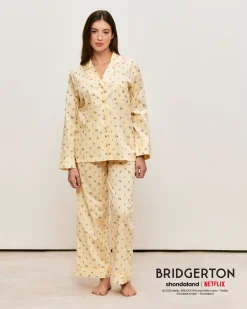 Pantalon en coton vichy Bridgerton