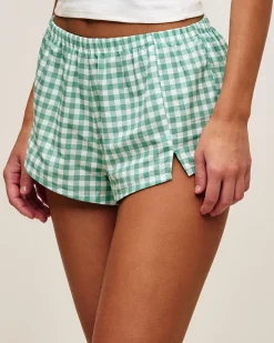 Short en coton vichy