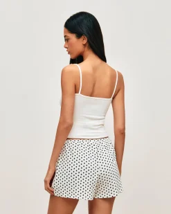 Short en jersey imprimé étoiles