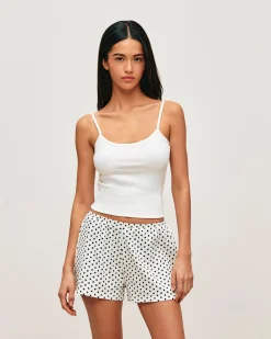 Short en jersey imprimé étoiles