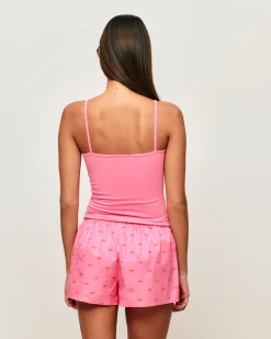 Short en popeline imprimé crabes