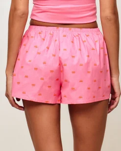 Short en popeline imprimé crabes