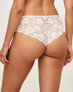 Shorty en dentelle florale